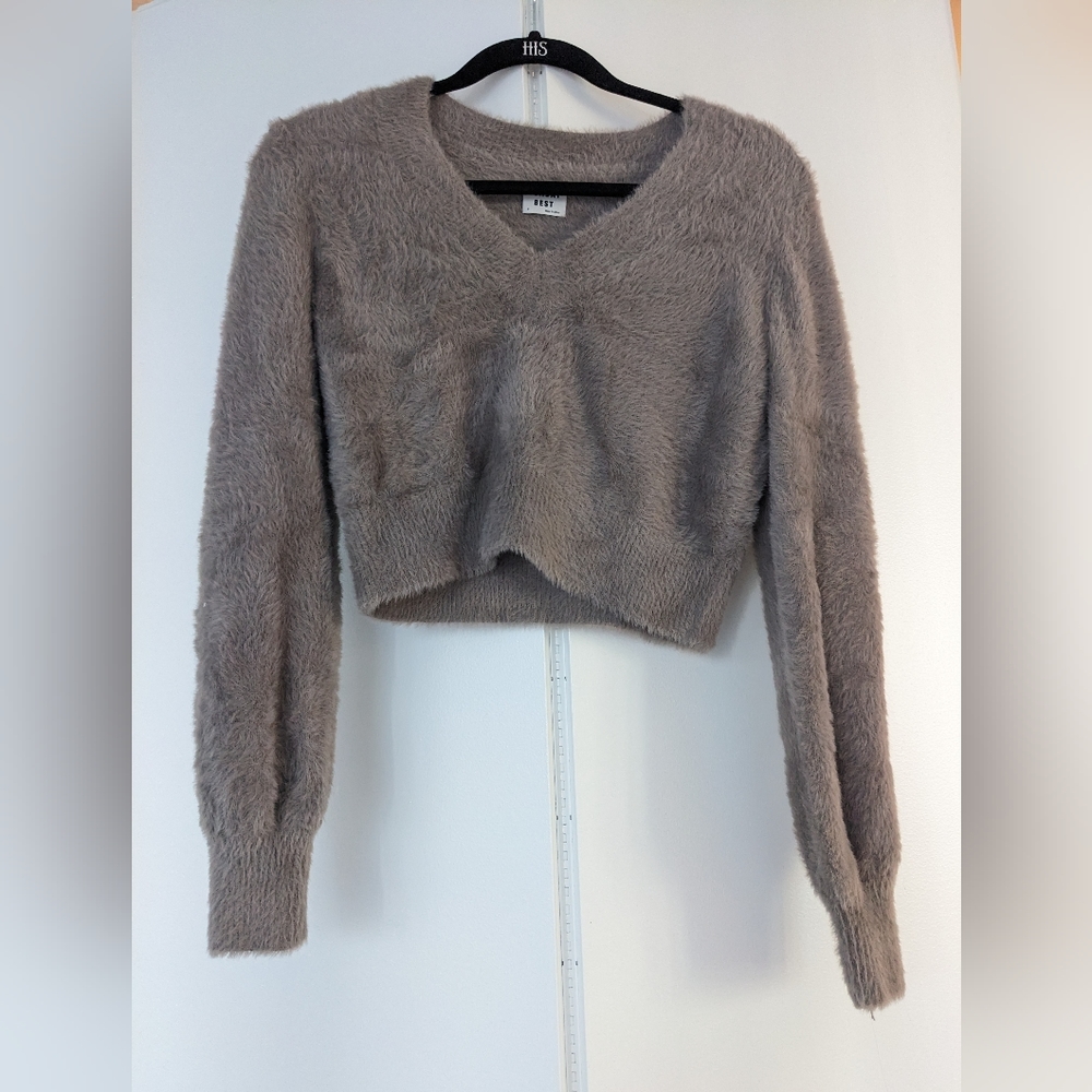 Fuzzy knit crop - aritzia - Sunday best